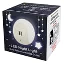 1w White LED Night Light 2 USB Ports Automatic Sensor Dusk To Dawn A78B