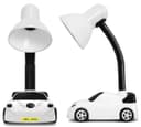 Racing Car Desk Lamp Flexible White and Black 