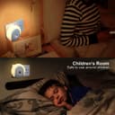 1w Warm White LED Night Light 2 USB Ports Automatic Sensor Dusk To Dawn A78B