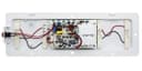Glass Emergency LED Light Bulkhead with Green Man Fire Exit Sleeve Celling or Wall Mount EML01D