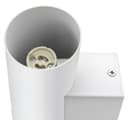 Matt White Finish Stainless Steel Up Down Wall Light GU10 IP20 Indoor Use ZLC056W