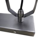 Vintage Twin Wall Light Dark Grey Pewter Finish Adjustable Swivel Spot Wall Light