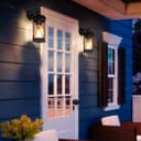 Outdoor Wall Lantern Black Stainless Steel Vintage Garden Lamp IP44 ZLC014