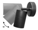 Adjustable Black Outdoor Wall Light  ZLC042B