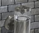 Modern Outdoor Wall Light Clear Diffuser Stainless Steel ZLC073
