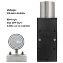 Outdoor Up Down Wall Light Dusk Till Dawn Sensor Stainless Steel Finish ZLC0203DTD