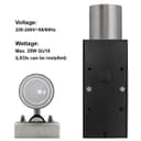 Double Outdoor Wall with PIR Movement Sensor Stainless Steel ZLC08DSEN 