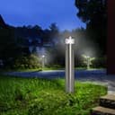 Modern LED Bollard Post Ground Spike Light Cool White Stainless Steel ZLC077CW