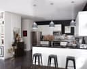 Contemporary Grey Ceiling Pendant Light Shade Fine Metal 