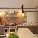Industrial Pendant Light Rustic Metal Vintage Water Pipe Ceiling Light M0157 with 4W ST58