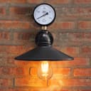 Industrial Water Pipe Wall Light with Pressure Gauge M0164