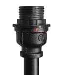 Vintage 3 Light Industrial Water Pipe Wall Lamp with Guage M0166