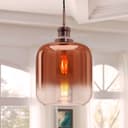 Modern Vintage Glass Copper Pendant Light M0201