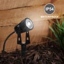 4 Pack Outdoor Garden LED Spike Lights Cool White 12v Low Voltage