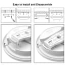 15w LED Bulkhead Round Ceiling Light Cool White CL15W-CW01