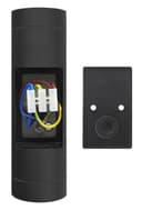 2 x Outdoor Black Double Wall Light ZLC019B