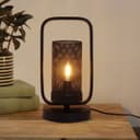 Vintage Industrial Wick Lantern Table Lamp M0233