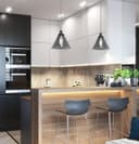 Modern Vintage Glass Scone Smoked Grey Ceiling Pendant Lamp M0226