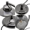 Modern Smoked Glass Globe Table Lamp M0234