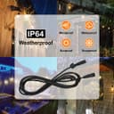 3M Extension Wire for Festoon Party Light Heavy Duty Outdoor Connecting Cable