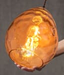 Modern Vintage Smoked Teardrop Gold Glass Ceiling Pendant Lamp M0239