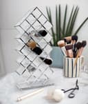Cosmetic Clear Make Up Organiser Storage Palette Acrylic Stand 28 Holders CY001