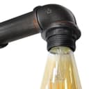 Vintage Industrial Waterpipe Ceiling Light Fixture Rustic Copper 