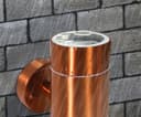 Modern Double Outdoor Wall Light Stainless Steel Copper IP65 ZLC081C