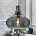 Modern Tear Drop Dome Ceiling Glass Pendant Lamp M0240