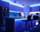 Blue LED Tape Strip Light Continuous COB Illumination 5 Metres 12V