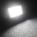 30W LED Ground Mount Flood Light Cool White 4 meter wire UK plug with Spike 450mm Long Stake