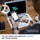 36w Round LED Ceiling Light Dimmable RGB Smart WiFi Mood Lamp App and Remote Control WF02