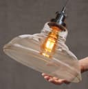 Modern Retro Ceiling Clear Glass Pendant Lamp H3021