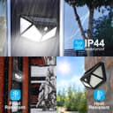 LED Outdoor Solar Wall Light PIR Motion Sensor Waterproof Garden Security Light SWL02