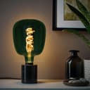4w LED Decorative Green Vase Light Bulb E27 Glass Body Coil Spiral Filament GREENVASE