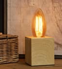 Vintage 4w LED Candle E27 Filament Light Bulb Edison Screw Smoked Gold Glass 2 Pack