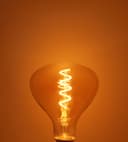 LED Vintage Classic Filament Light Bulb Gold Glass Tear Drop 4w E27 Coil R125