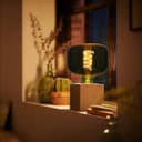 4w LED Decorative Metallic Glass Green Coil Filament Light Bulb E27 GREENCYL