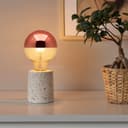 4W LED Crown Copper Light Bulb Mirror Top E27 Warm White 2700k