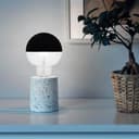 4W LED Crown Top Light Bulb Matte Black E27 Cool White 6500k