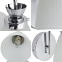 Modern Bathroom Wall Light Chrome IP44 Frosted Glass H3082 with G9 LED 5w Warm White