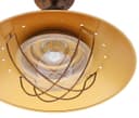 Industrial Rustic Copper Caged Flush Mount Ceiling Light H3105