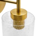 Antique Brass Wall Light Bubble Glass Lamp Shade Cylindrical Transparent Glass H3127
