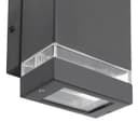 Modern Garden Outdoor Single Black Wall Light ZLC369B
