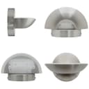 9w LED Wall Light Brushed Chrome Opal Diffuser Cool White 6000K H3038