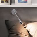 LED Indoor Bedside Reading Wall Light 2W 3000K Chrome H3144