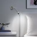  LED Indoor Bedside Reading Wall Light 2W 6000K Chrome H3145