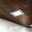20W LED Under Cabinet Kitchen Lights Slim SQUARE Cool White 6500K Kit of 4 UC03
