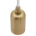 Ceiling Rose Pendant E27 Fitting Brass Flex Hanging Lamp Holder Kit K428