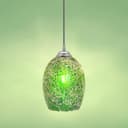 Vintage Ceiling Crackle Green Mosaic Glass Pendant Light K424
